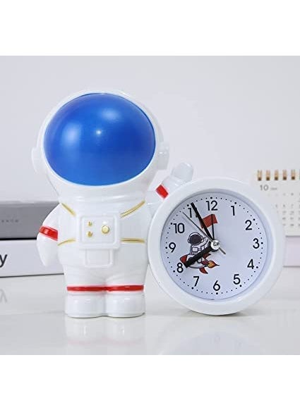 Manos Clock Table Analog Astronaut Shape Table Alarm Clock for Kids and Students Random Clock  - Image 1