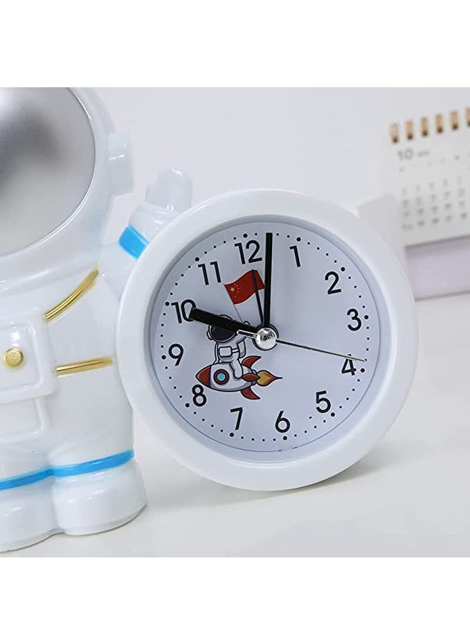 Manos Clock Table Analog Astronaut Shape Table Alarm Clock for Kids and Students Random Clock  - Image 2
