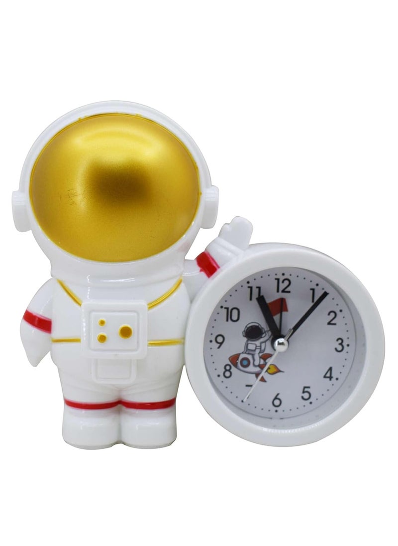 Manos Clock Table Analog Astronaut Shape Table Alarm Clock for Kids and Students Random Clock  - Image 5