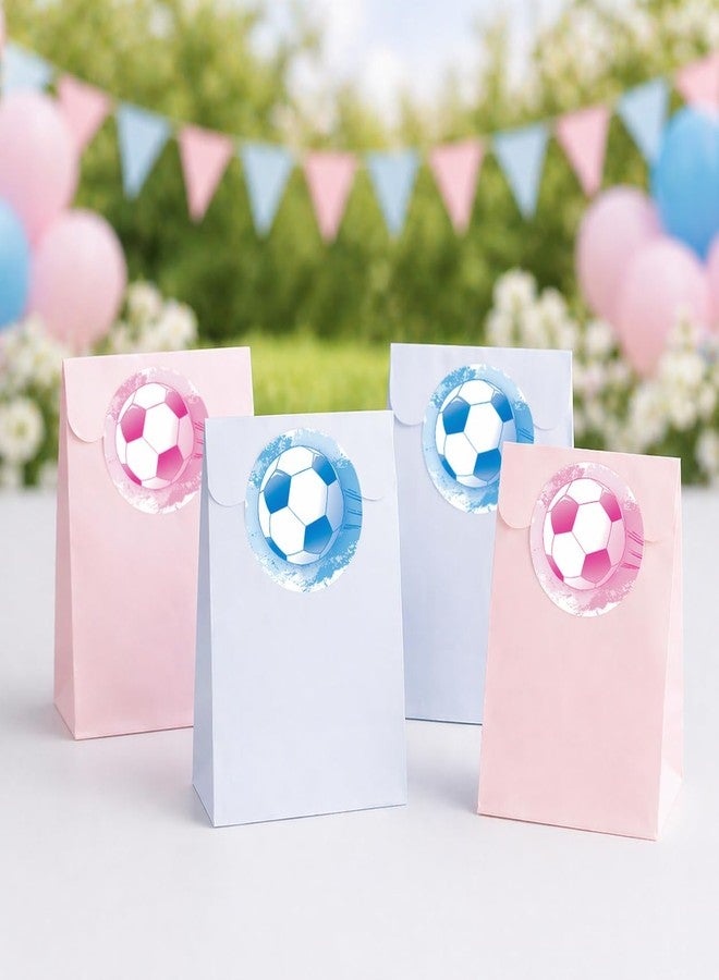 DISTINCTIVS Soccer Ball Gender Reveal Stickers, 40 Count - Image 5