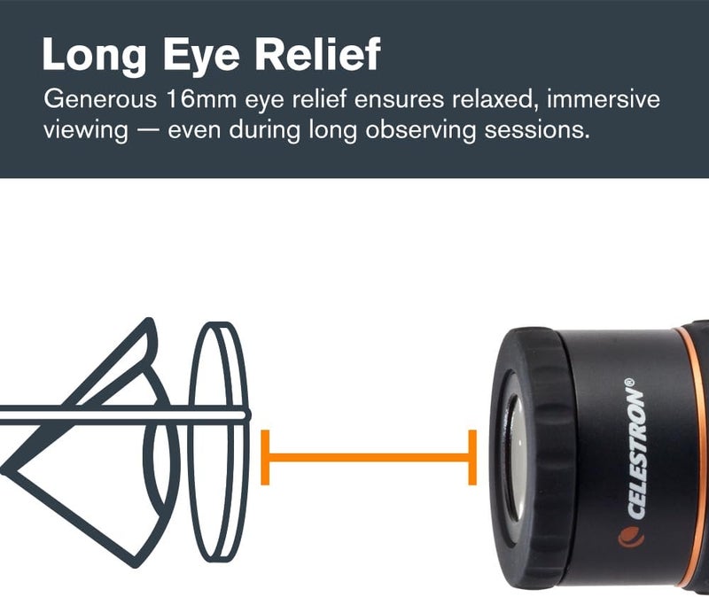 Celestron 93420 سلسلة X-Cel LX - عدسة عينية 1.25 بوصة، 2.3 مم - Image 4