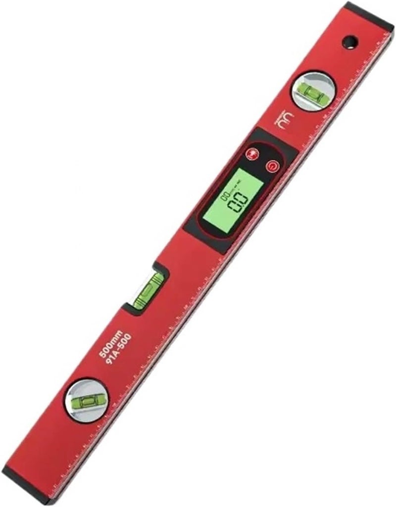 Digital Angle Finder, Digital Level Box High Accuracy Electronic Angle Finder Magnetic Inclinometer Protractor Gauge For Construction And Woodworking,Angle Finder(Red-50cm) - Image 1