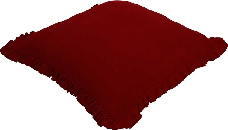 Amaranda Moda Red Ruffle Cushion Cover 45 x 45 cm.