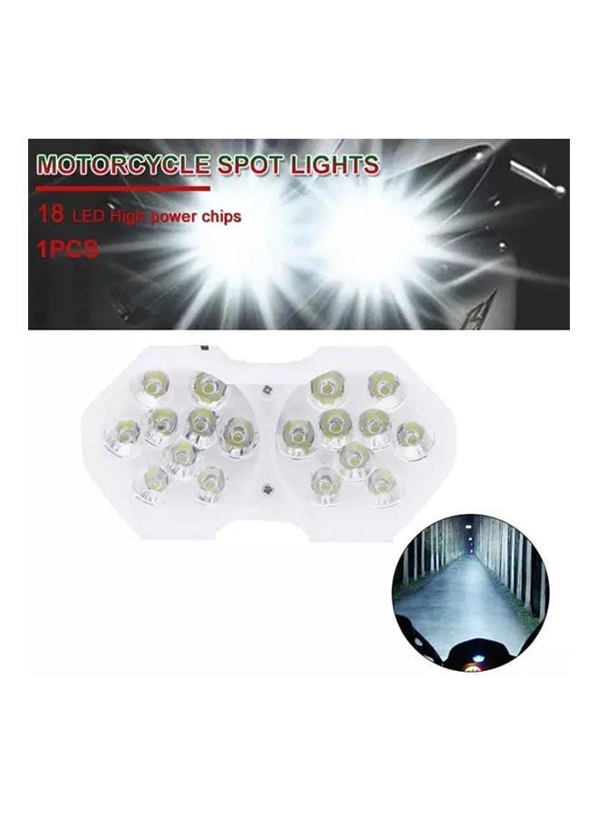 18 Led Dual Spot Light Fog Driving Lamp Twin Headlight White - Image 2