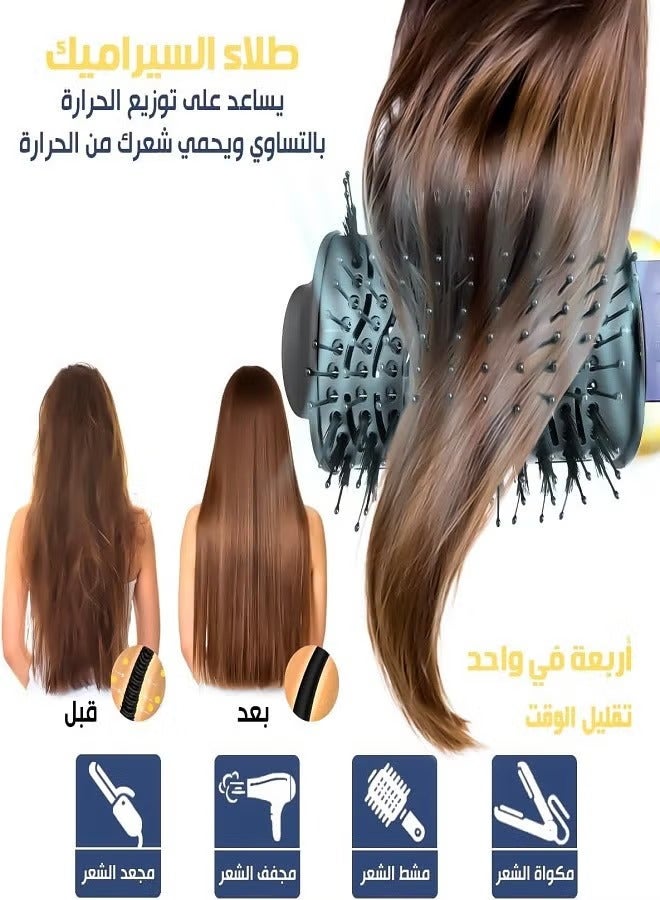 سوكاني مجفف الشعر ومشط الهواء الساخن SK-904A مشط تصفيف متعدد الوظائف ومتعدد الاستخدامات - 1200 واط - Image 2