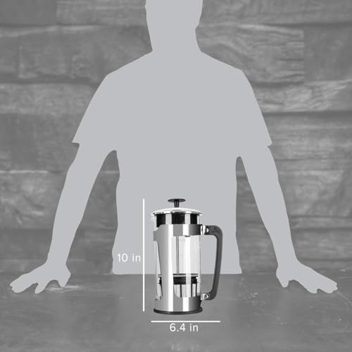 ESPRO P5 French Press Coffee Maker – Patented Double MicroFilter for Grit Free Brew, Heat-Resistant Thicker Borosilicate Glass Coffee Press Easy Clean Design – 32 oz - Image 2