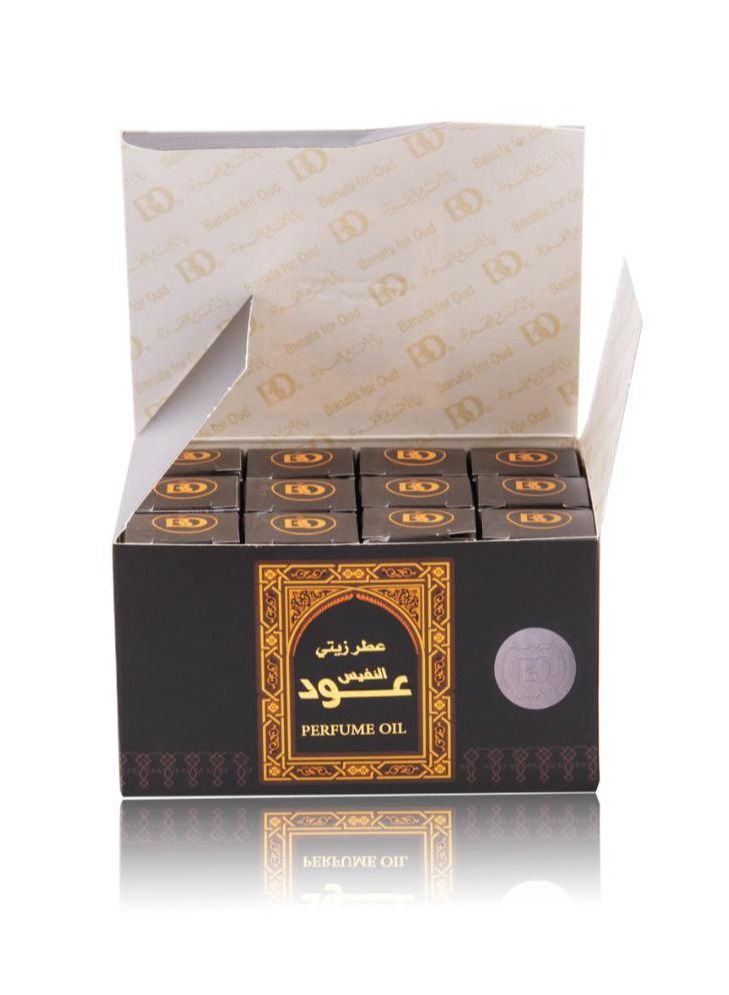 بانافع عطر زيتي عود النفيس 3 مل - 12 قطعة - Image 2