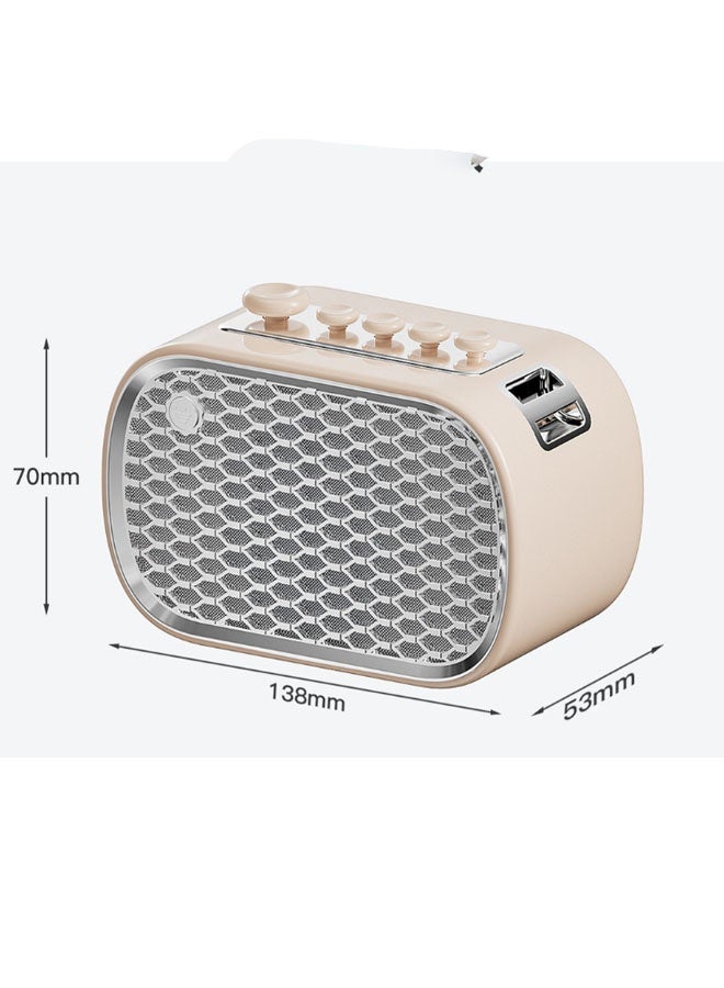 نيوترل مكبر صوت بلوتوث صغير متعدد الوظائف P13 صغير الحجم وسهل الحمل، مثالي للاستماع إلى الموسيقى والرد على المكالمات والاستماع إلى البث الإذاعي. مثالي لحفلات أعياد الميلاد وتناول الطعام في الهواء الطلق وفترات الاسترخاء والتأمل وغيرها. (أحمر) - Image 4