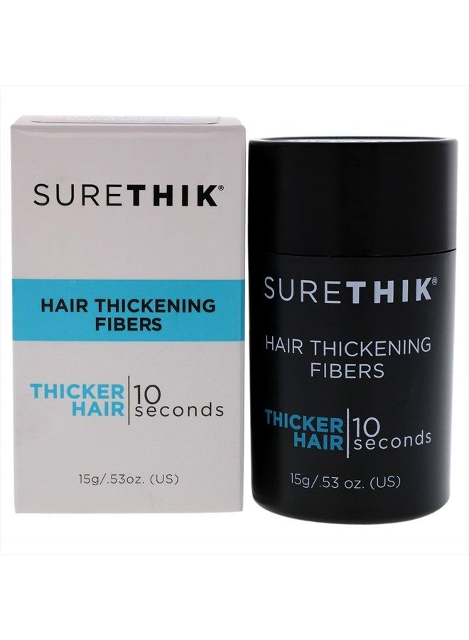 SURETHIK Hair Thickening Fibers for Thicker Looking Hair, Medium Brown, 15g - Image 1