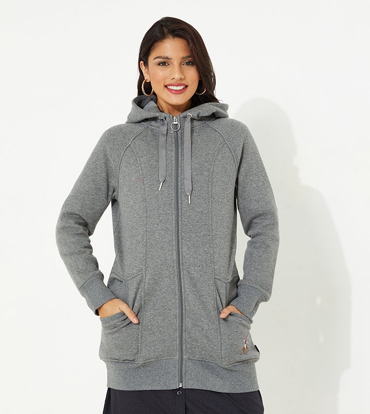 بيفرلي هيلز بولو كلوب جاكيت بغطاء رأس من الصوف المحبوك