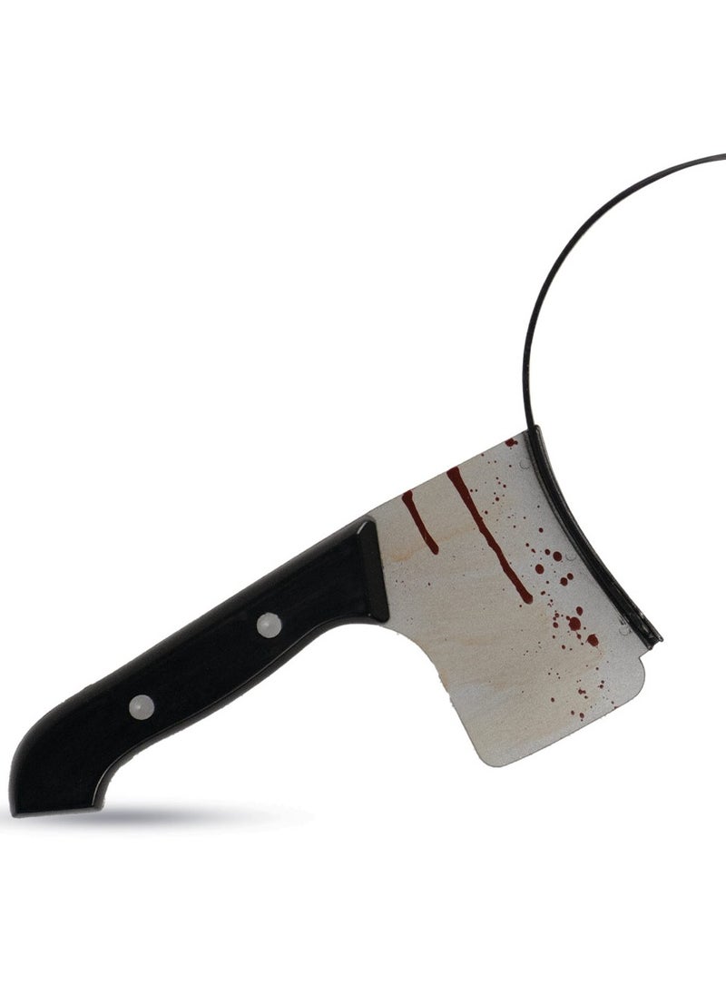 MAD TOYS Creepy Zombie Fake Cleaver Headband Halloween Costumes Accessory for Kids and Adults, Trick or Treat Roleplay Dress Up Theme Party Events  - Image 3