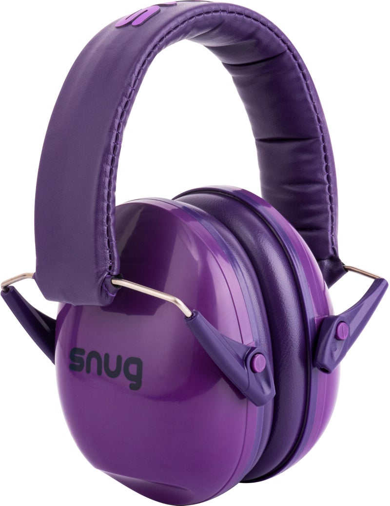 Snug Kids Earmuffs Noise Reduction for Toddlers Children Adjustable Lightweight Foldable Soft Comfortable Purple New