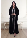 FASHION LINE Abaya Golden Embroidered work