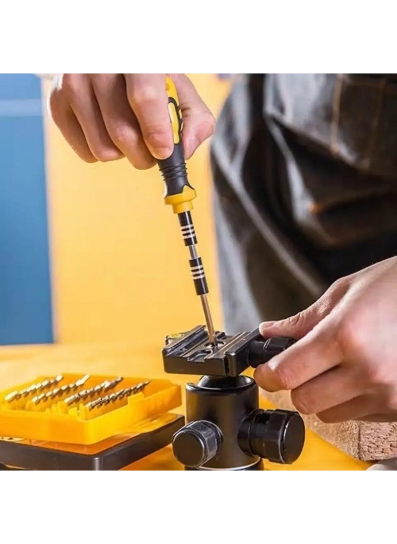 FAVHOME FavHome SS 31 in 1 Small Size Precision Multifunction Magnetic Driver Bit Pocket Mini Screwdriver Kit Repair Tool Kit for Electronics Tablet CellphoneCameras Alloy Steel 31 in 1 SS  - Image 5
