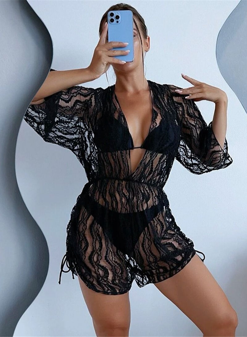 Loquat 3 Piece bikini Conservative High-waisted Swimwear - Image 2