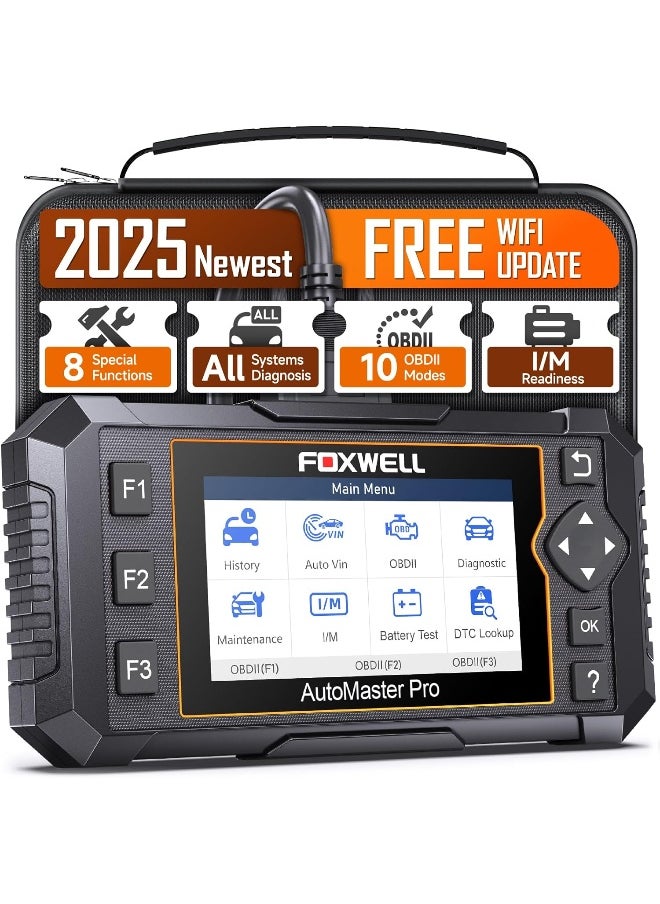 Foxwell FOXWELL NT624 Elite Automotive OBD2 Scanner Full-System Car Code Reader Diagnostic Scan Tool with Oil Light Reset and EPB Service Functions (2019 Latest Version)  - Image 1