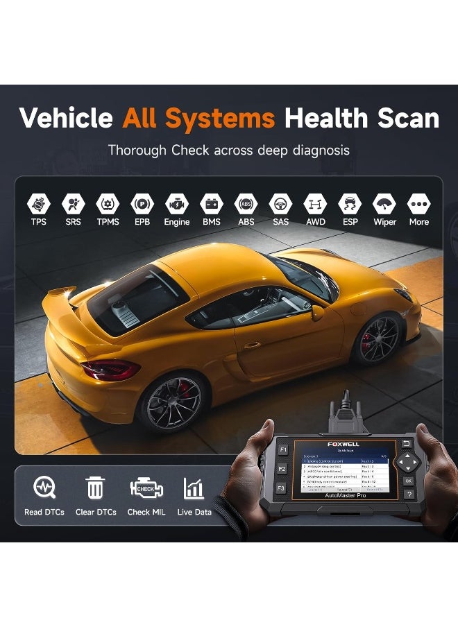 Foxwell FOXWELL NT624 Elite Automotive OBD2 Scanner Full-System Car Code Reader Diagnostic Scan Tool with Oil Light Reset and EPB Service Functions (2019 Latest Version)  - Image 2