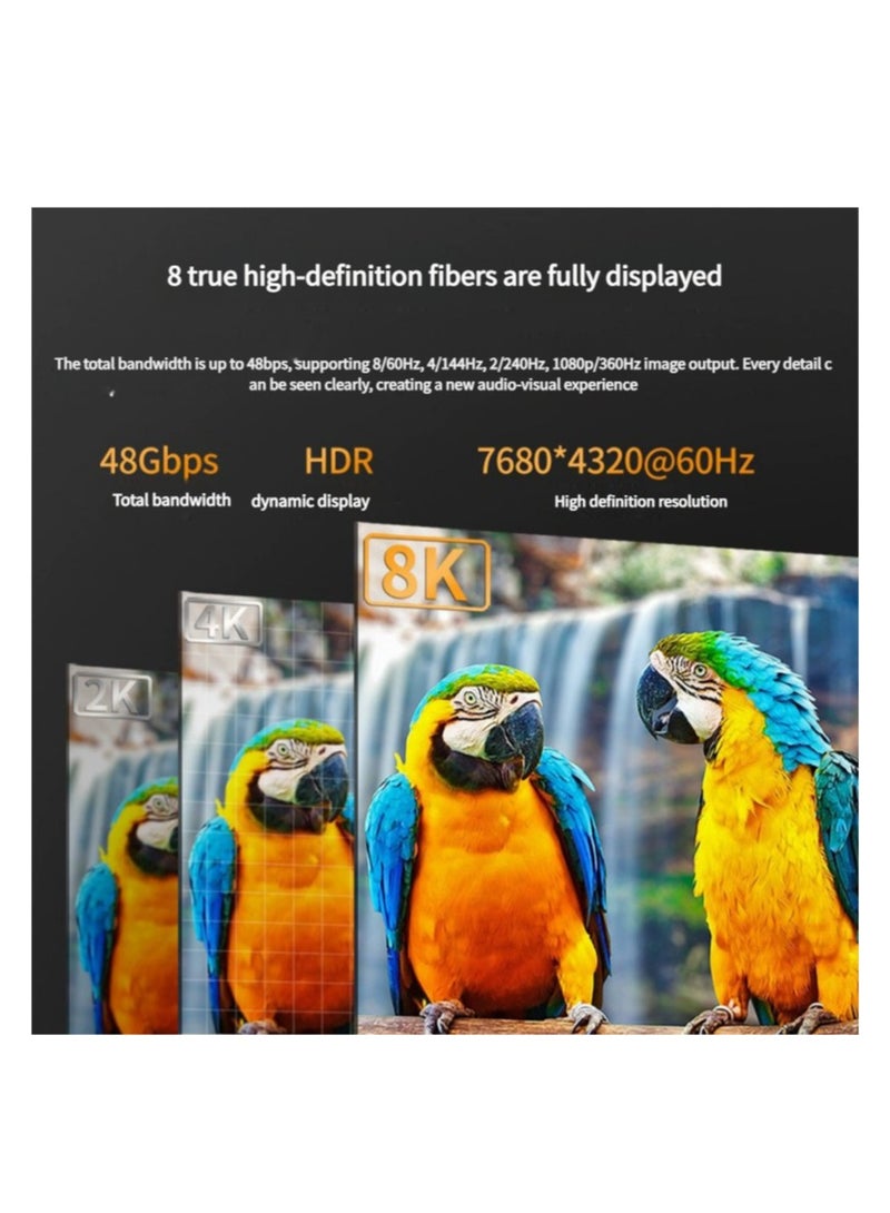 HDMI 2.1 Cable - HDTV - 8K UHD - Ultra High Speed HDMI Cable  - Image 2