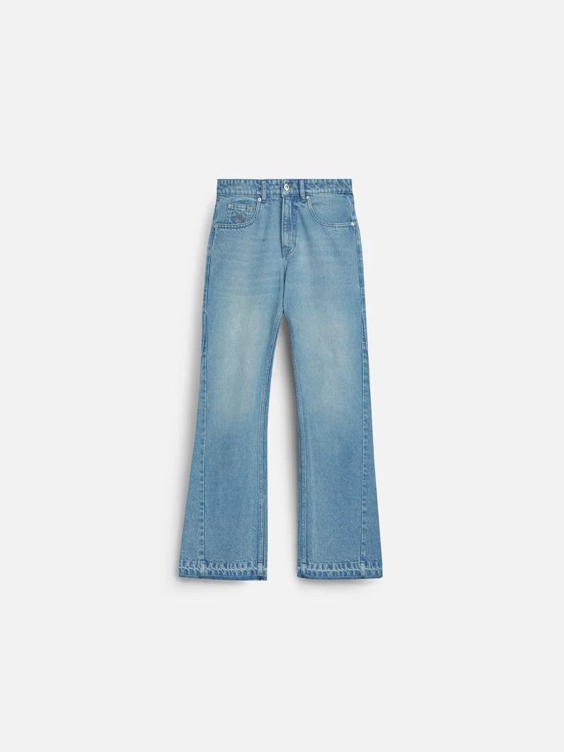 SNITCH Light Blue Light Blue Solid Regular Fit Casual Jeans for Men | Best Price UAE