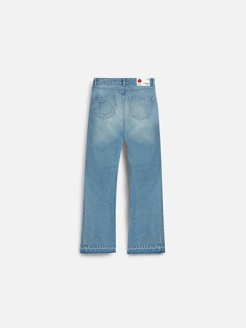 SNITCH Light Blue Light Blue Solid Regular Fit Casual Jeans for Men | Best Price UAE
