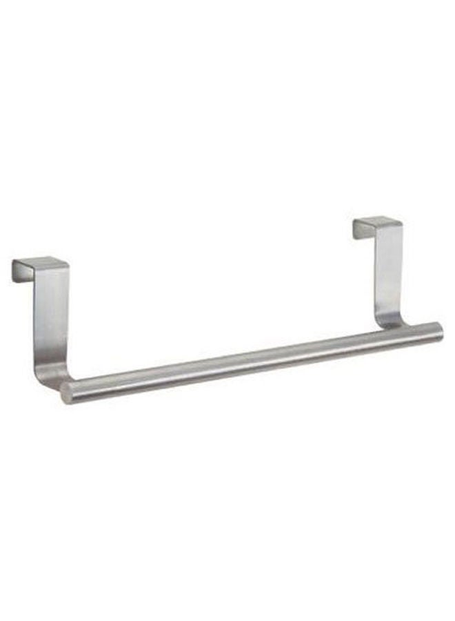 Loquat Forma Over The Cabinet Towel Bar Silver 9inch - Image 1