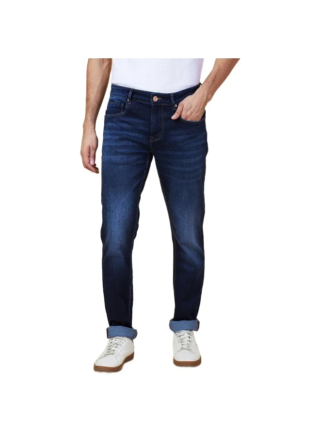 بيينغ هيومان Mens Dark Tone Straight Fit Denims