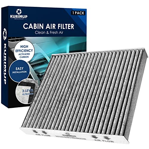 KURIMUP Cabin Air Filter,Replacement for CP157(CF12157), Premium Cabin filter with Activated Carbon, Fit for Mazda CX9, Lexus RX350/ES350, Toyota RAV4/Camry/Prius/Avalon/Highlander(1 pack) - Image 1
