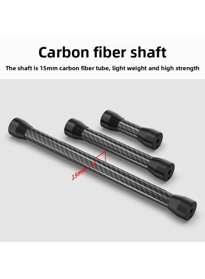 Reinforced Anti-breaking Carbon Fiber Extension Rod For Pocket3/action5/gopro13 Riding Selfie Stick-Color:Action Camera Three-card Model Short Model  - Image 4