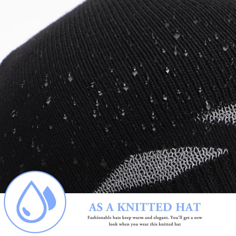 Stylish Reflective Knitting Hat Practical Outdoor Warm Hat Portable Sports - Image 5