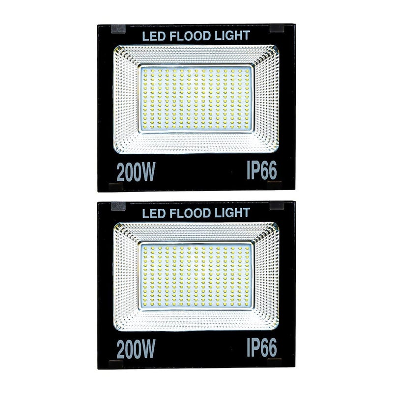Gesto 200W LED Flood Light - IP66 Waterproof Led Lights with 120deg Wide Beam-LED Lamp Lights for Home-(Cool White,Pack of 4)(Metal) - Image 2