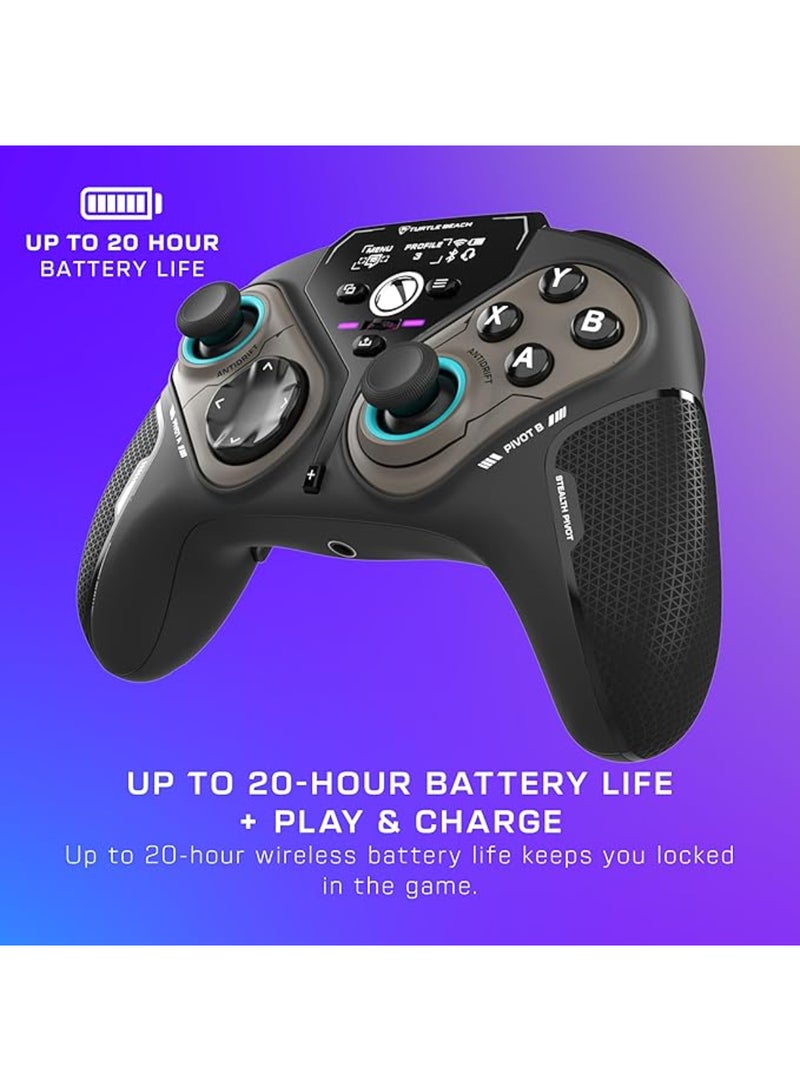 TURTLE BEACH Stealth Pivot Wireless Smart Game Controller - Windows PC, Xbox Series X|S, Xbox One, Android – Rotating Modules, Display Dashboard, Hall-Effect Sticks, Remappable Buttons, Bluetooth - Image 5