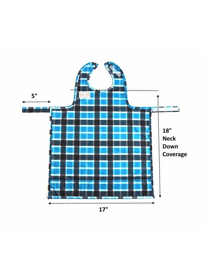 Bib-On, Full-Coverage Bib and Apron Combination for Infant, Baby, Toddler Ages 0-4. (Dinosaurs) - Image 5