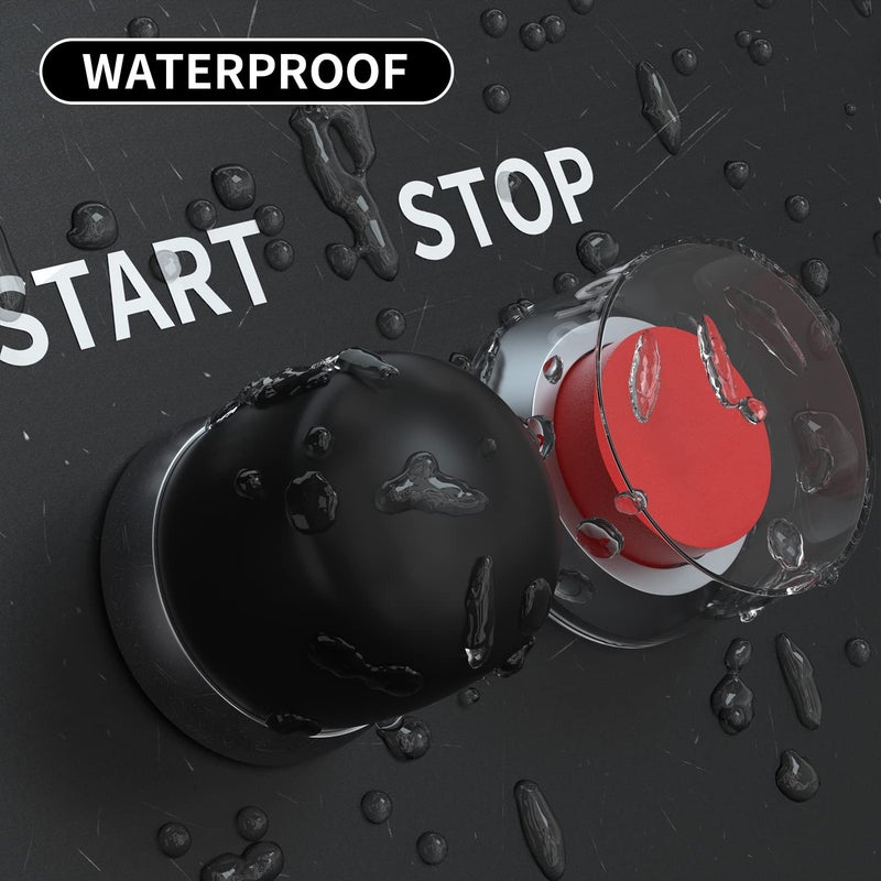 DAIERTEK Push Start Button Switch 12V 50A Heavy Duty Momentary Push Button Switch Waterproof Weatherproof Engine Starter Marine Horn Button 12 Volt for Auto Motor -3pcs (Pack of 2) - Image 5