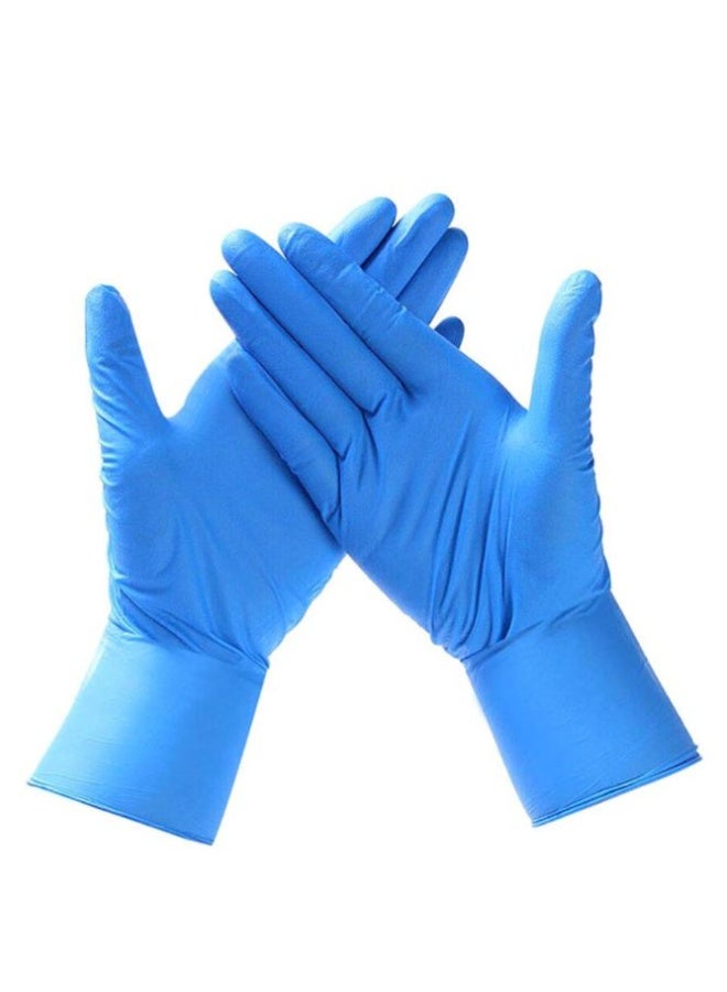 (Small) Nitrile Exam Disposable Gloves, Powder Free, Latex Free, Best for Restaurant, Saloon, Kitchen, Cleaning, Food Prep (100 pieces x 1 Pack) (ME01134) - Image 1
