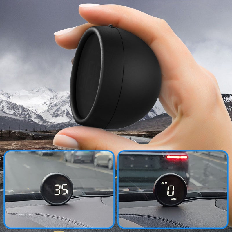 مقياس سرعة GPS للسيارة بمنفذ USB، معدل تحديث 10 هرتز، شريحة مزدوجة الوضع GPS + بيدو - نظام تنبيه صوتي، عرض اتجاه القيادة، مناسب لجميع المركبات بواجهة USB بجهد 5 فولت - Image 2