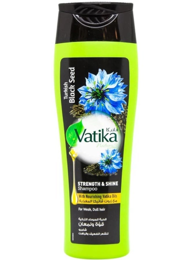 فاتيكا ناتشورالز شامبو من فاتيكا الطبيعية لجميع أنواع الشعر، يقوي ويعزز اللمعان وينمي الشعر ويغذيه، مع مكونات طبيعية من الحبة السوداء، عبوة واحدة سعة 200 مليلتر - Image 1