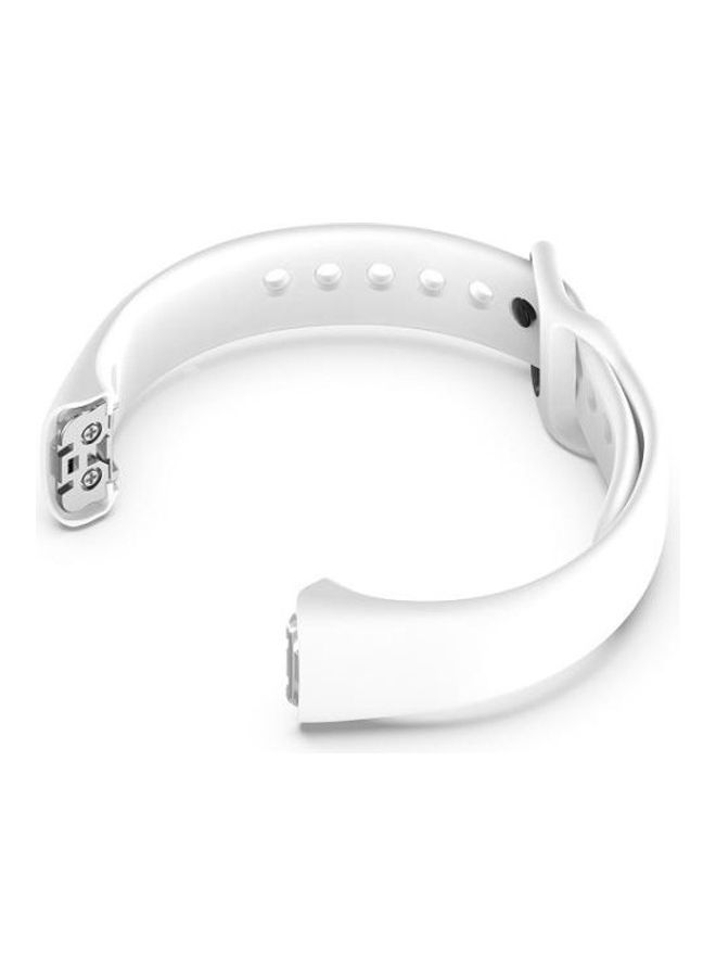 Alyashmac Silicone Replacement Band For Samsung Galaxy Fit SM-R370 White - Image 2
