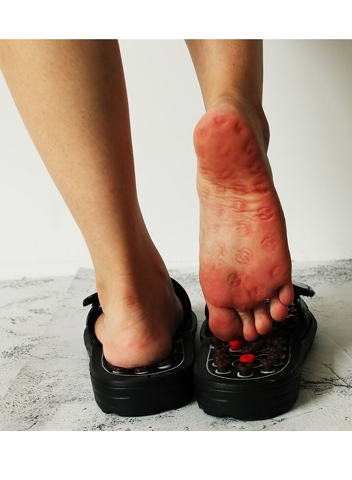 Medical Massage Sandal With Acupuncture Points For Men Women Unisex Massage Shoes Chinese Pressure Therapy Rotating Sandal - Image 1