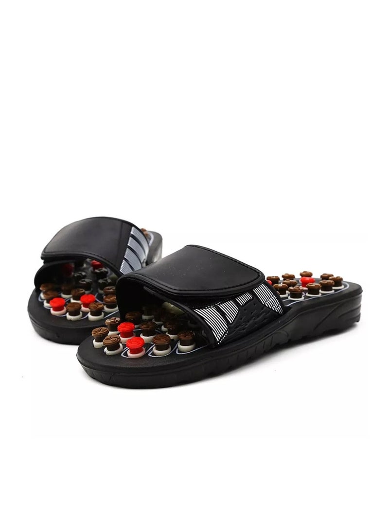 Medical Massage Sandal With Acupuncture Points For Men Women Unisex Massage Shoes Chinese Pressure Therapy Rotating Sandal - Image 2