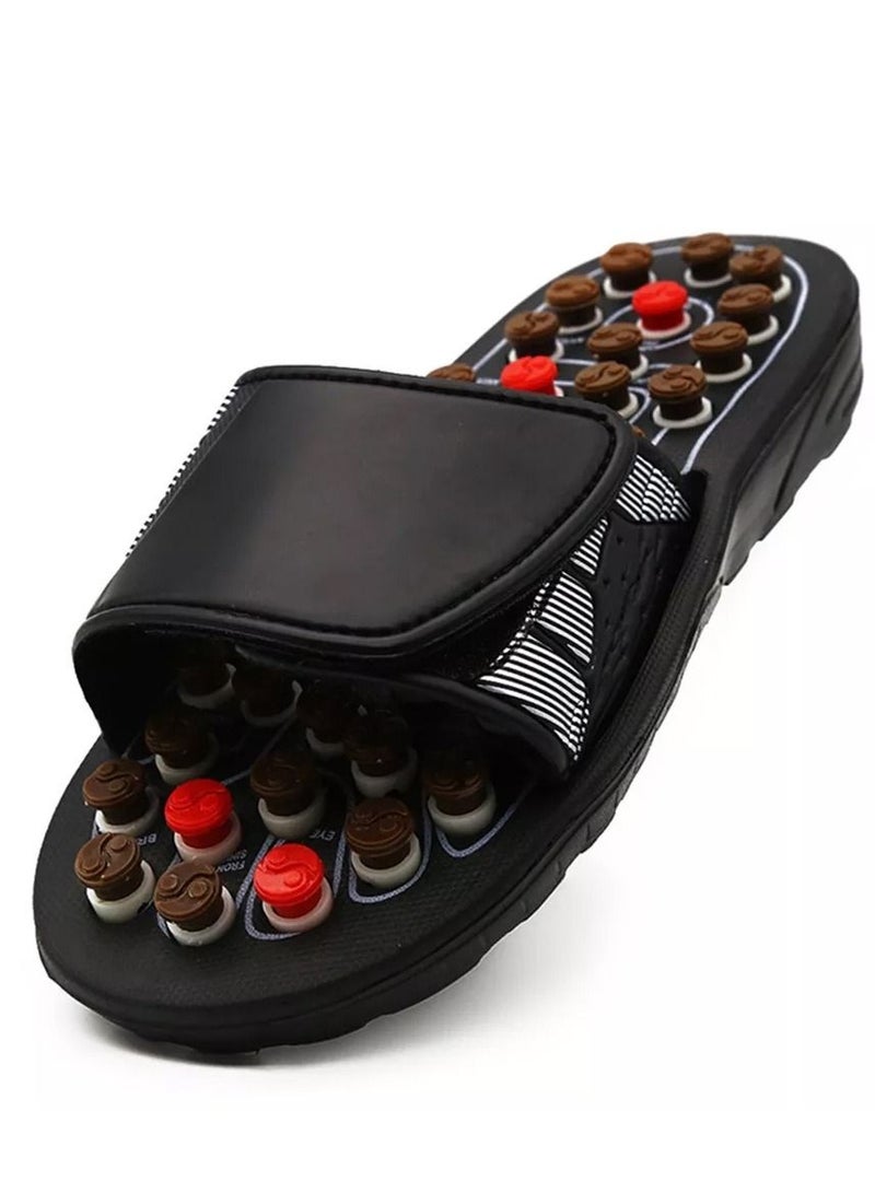 Medical Massage Sandal With Acupuncture Points For Men Women Unisex Massage Shoes Chinese Pressure Therapy Rotating Sandal - Image 4