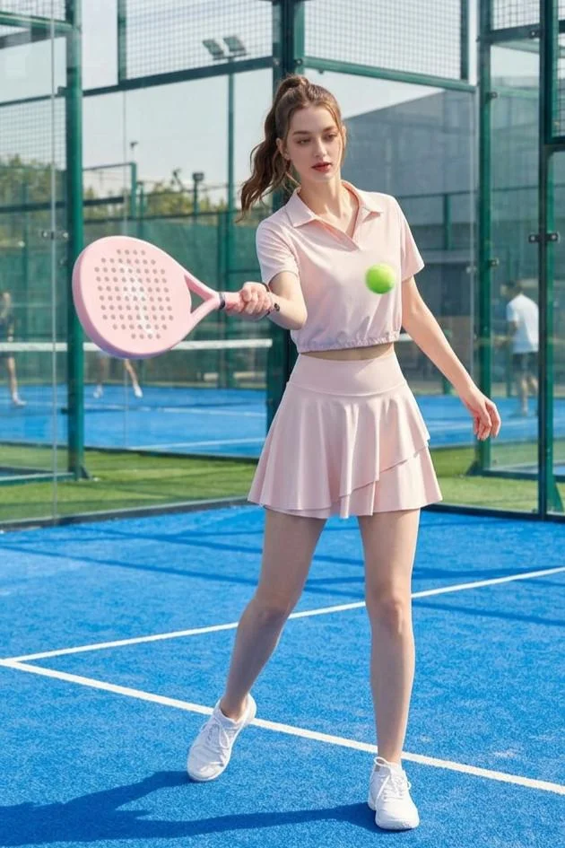 اس في ال Cecilia Padel & Tennis Skirt with Built-in Shorts