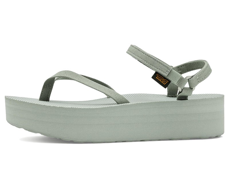 Teva Womens Flatform Sandal Slim, Seagrass, 5, Medium - Image 4