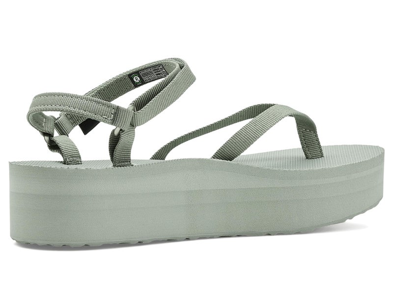Teva Womens Flatform Sandal Slim, Seagrass, 5, Medium - Image 3