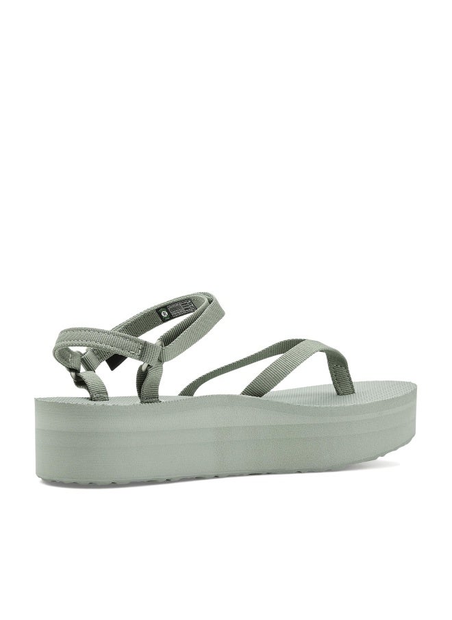 Teva Womens Flatform Sandal Slim, Seagrass, 5, Medium - Image 1