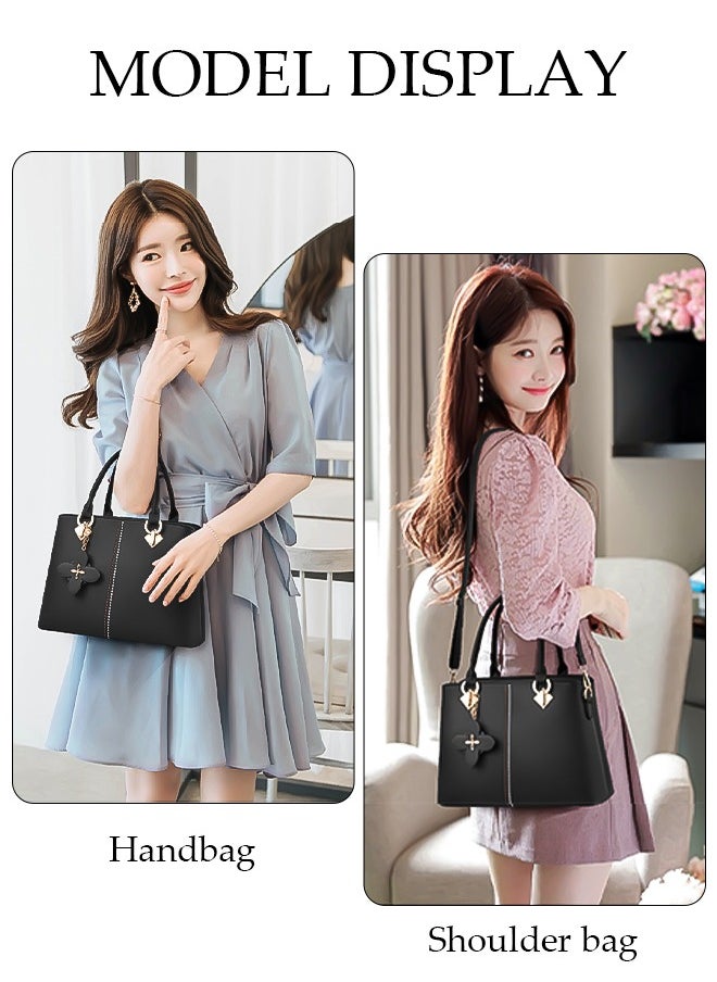 DUNISO - Women's Fashion Handbag Faux Leather Crossbody Bag For Women Large Capacity Tote Bags Top Handle Satchel Fashionable Travel Shoulder Bag For Ladies - Image 1