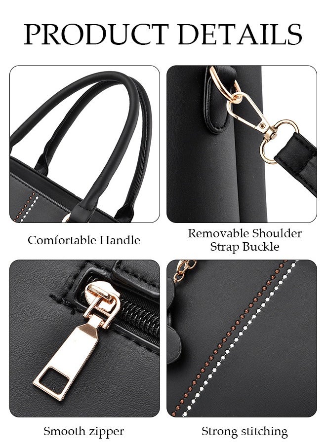 DUNISO - Women's Fashion Handbag Faux Leather Crossbody Bag For Women Large Capacity Tote Bags Top Handle Satchel Fashionable Travel Shoulder Bag For Ladies - Image 1