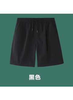 Summer Thin Branded Loose Joggers Ice Silk Pants Men Thin black shorts