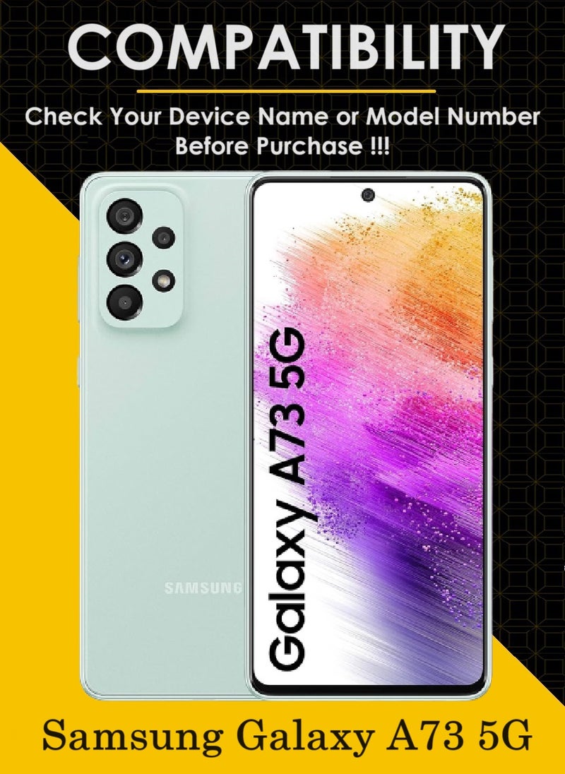 AINA 5 Pieces Tempered Glass Screen Protector 5D Designed For Samsung Galaxy A73 5G Full Glue Edge to Edge Full Screen Coverage And Bubble Free - Image 3