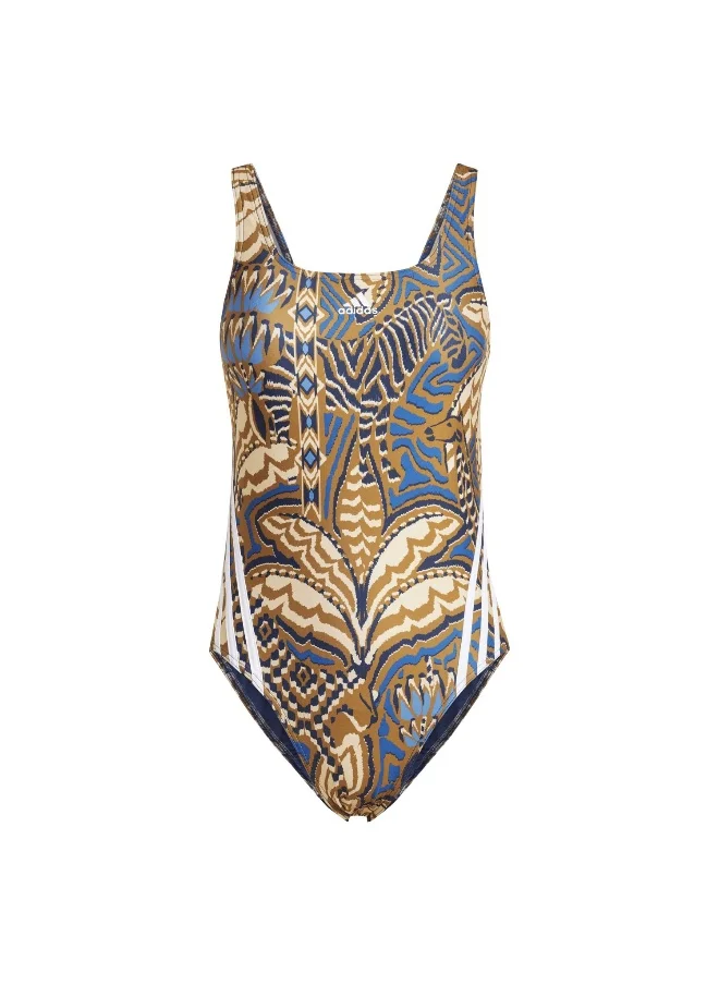 اديداس adidas Farm Swimsuit Blue Swim Swimwear 26"