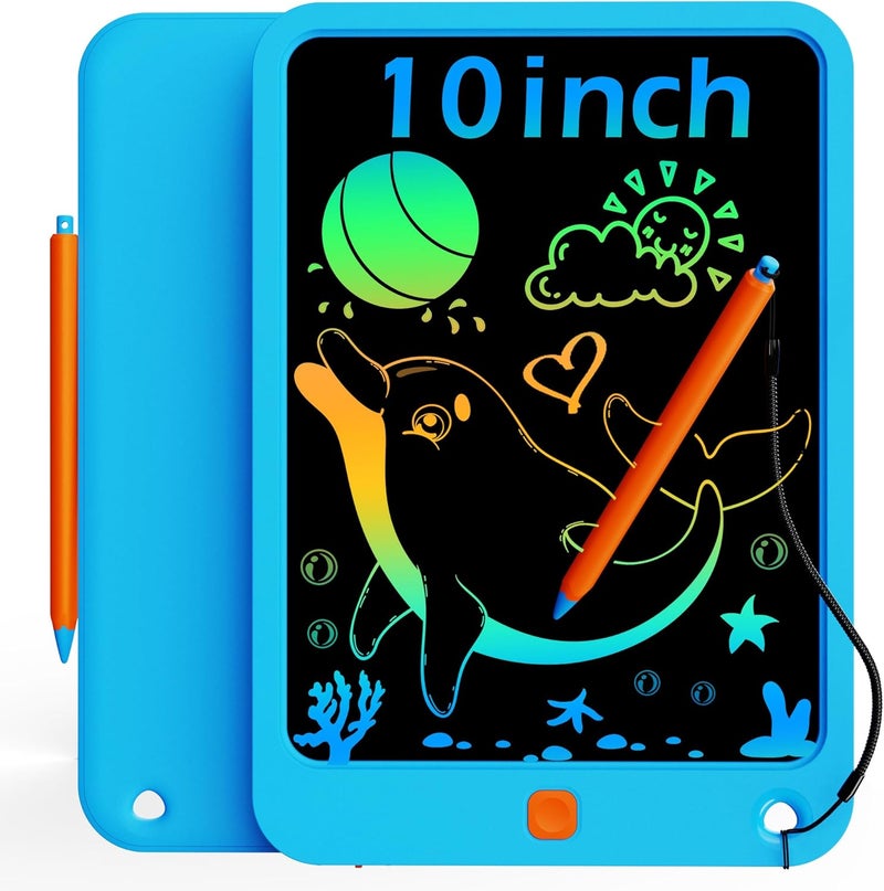 KOKODI Toddler LCD Writing Tablet Erasable Drawing Pad, 10 inch Doodle Board Writing and Learning Scribble Board, Toys for Boys Girls 3 4 5 6 7 Years Old Christmas Birthday Gifts - Image 1